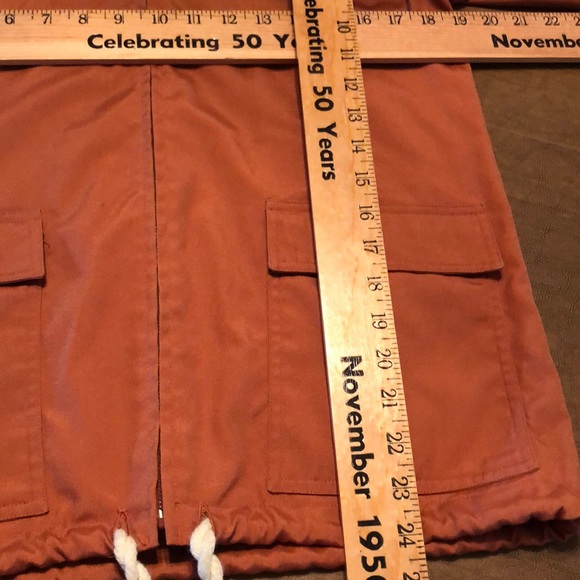 VTG Pumpkin Hooded INTUITIONS Full Zip Jacket - Picture 8 of 8